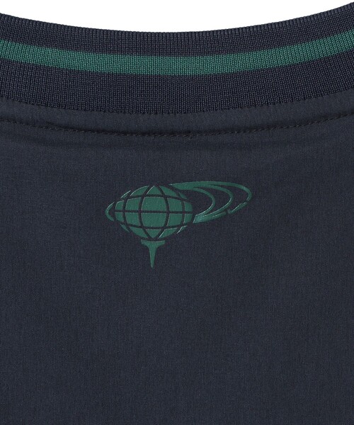 BEAMS GOLF（ビームスゴルフ）の「ORANGE LABEL / ストレッチ フロントロゴ ピステ（撥水・UVカット）（ブルゾン・レディース・ネイビー/ベージュ・LARGE/MEDIUM/SMALL）」の8枚目の写真