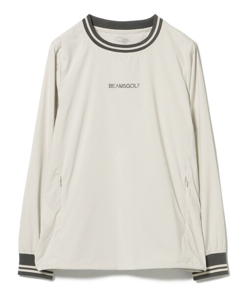 BEAMS GOLF（ビームスゴルフ）の「ORANGE LABEL / ストレッチ フロントロゴ ピステ（撥水・UVカット）（ブルゾン・レディース・ネイビー/ベージュ・LARGE/MEDIUM/SMALL）」の11枚目の写真
