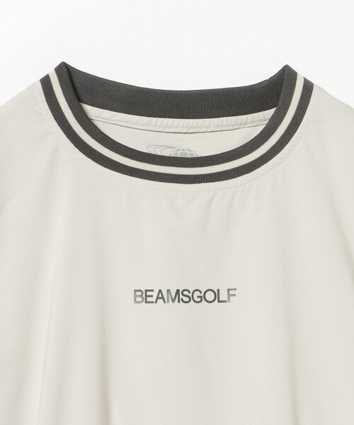 BEAMS GOLF（ビームスゴルフ）の「ORANGE LABEL / ストレッチ フロントロゴ ピステ（撥水・UVカット）（ブルゾン・レディース・ネイビー/ベージュ・LARGE/MEDIUM/SMALL）」の12枚目の写真