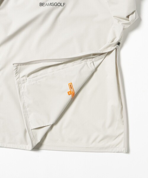 BEAMS GOLF（ビームスゴルフ）の「ORANGE LABEL / ストレッチ フロントロゴ ピステ（撥水・UVカット）（ブルゾン・レディース・ネイビー/ベージュ・LARGE/MEDIUM/SMALL）」の14枚目の写真