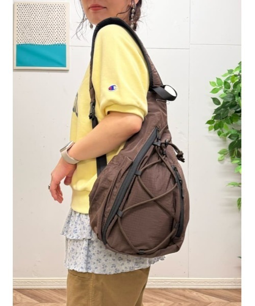 BACK NUMBER（バックナンバー）の「【BACK NUMBER】リップストップナイロンワンショルダーバッグ（ショルダーバッグ・メンズ・ブラウン/ブラック/グレー・ONE SIZE）」の9枚目の写真