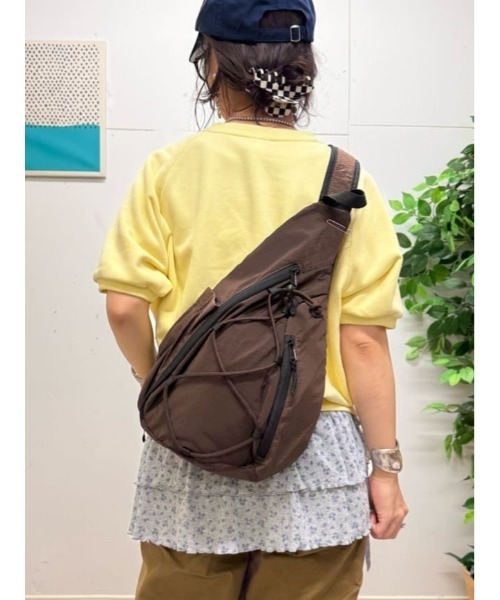 BACK NUMBER（バックナンバー）の「【BACK NUMBER】リップストップナイロンワンショルダーバッグ（ショルダーバッグ・メンズ・ブラウン/ブラック/グレー・ONE SIZE）」の10枚目の写真