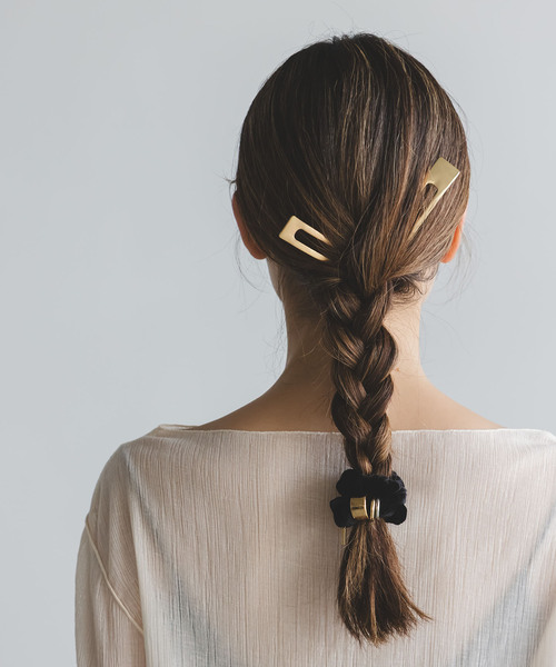 Noble(ノーブル)の「《NOBLE別注》NN/エヌエヌ ヘアスティックSET(シュシュ・レディース・シルバー/ゴールド・FREE)」の2枚目の写真
