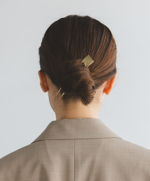 Noble(ノーブル)の「《NOBLE別注》NN/エヌエヌ ヘアスティックSET(シュシュ・レディース・シルバー/ゴールド・FREE)」の5枚目の写真