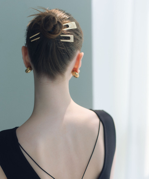 Noble(ノーブル)の「《NOBLE別注》NN/エヌエヌ ヘアスティックSET(シュシュ・レディース・シルバー/ゴールド・FREE)」の7枚目の写真