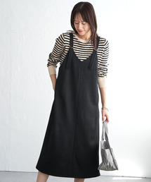 ikka | 【親子コーデ】前後2WAYバックル付きジャンパースカート(ワンピース)