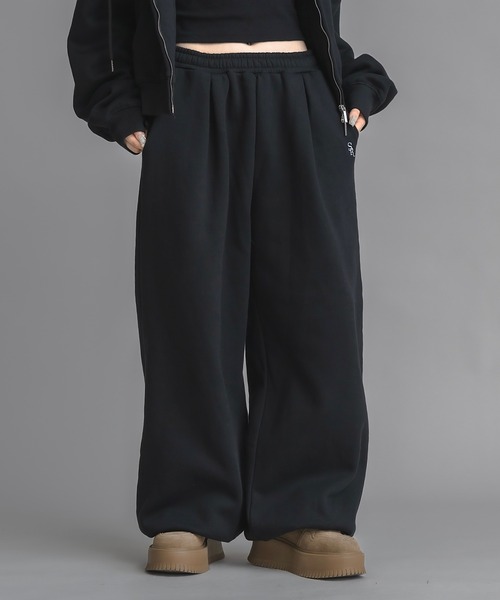 17HR(セブンティーンアワーズ)の「【ユニセックス】ルーズスウェットパンツ(スウェットパンツ・レディース・ブラック/グレー・FREE)」の18枚目の写真