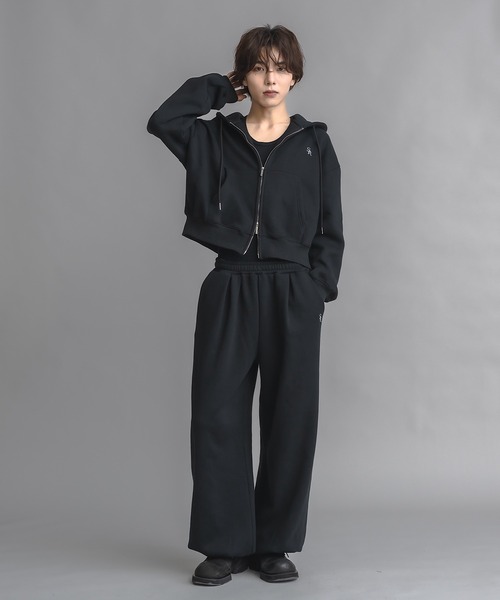 17HR(セブンティーンアワーズ)の「【ユニセックス】ルーズスウェットパンツ(スウェットパンツ・レディース・ブラック/グレー・FREE)」の21枚目の写真