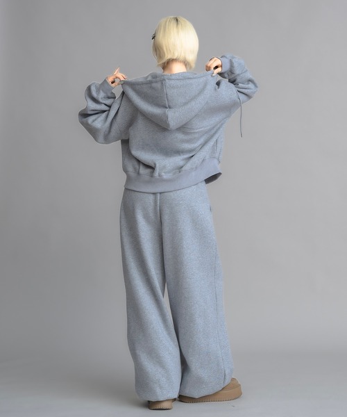 17HR(セブンティーンアワーズ)の「【ユニセックス】ルーズスウェットパンツ(スウェットパンツ・レディース・ブラック/グレー・FREE)」の10枚目の写真