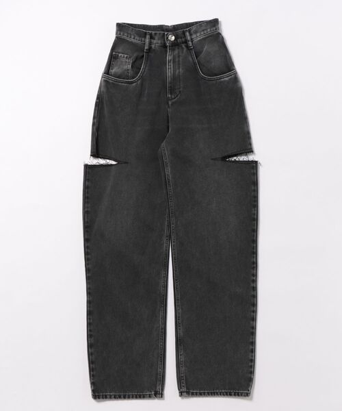 Maison Margiela（メゾンマルジェラ）の「Maison Margiela-women PANTS 5 POCKETS（デニムパンツ・レディース・ブラック・38/36）」の5枚目の写真