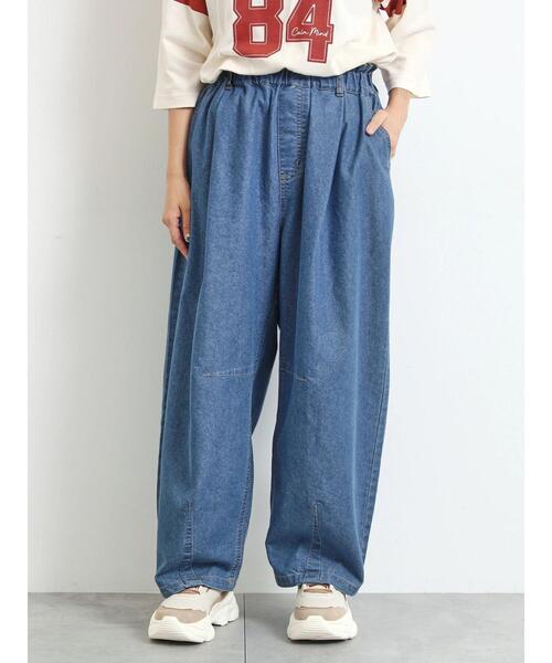 SM2（エスエムツー）の「[接触冷感]配色ステッチパンツ（その他パンツ・レディース・ネイビー/キャメル/カーキ/クリーム・L/M）」の3枚目の写真