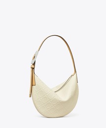 TORY BURCH（トリーバーチ）の「Tモノグラム ペブルド スモール バルーンバッグ（ショルダーバッグ）」