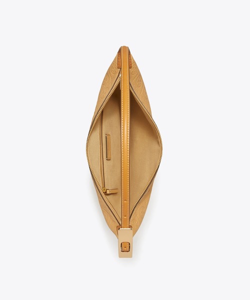 TORY BURCH(トリーバーチ)の「Tモノグラム ペブルド スモール バルーンバッグ(ショルダーバッグ・レディース・ホワイト/サンドベージュ・ONE SIZE)」の8枚目の写真