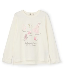 バレエモチーフ 長袖Tシャツ