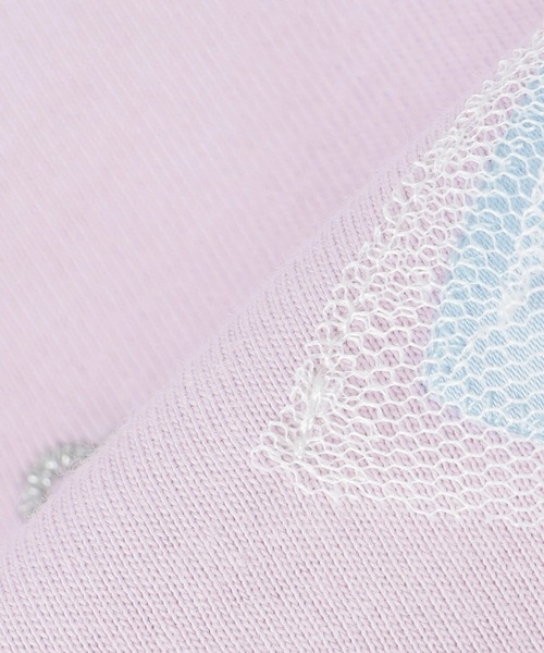 KP（ケーピー）の「バレエモチーフ 長袖Tシャツ（Tシャツ/カットソー・キッズ・オフホワイト/ラベンダー・120cm/130cm/140cm/150cm/160cm）」の8枚目の写真