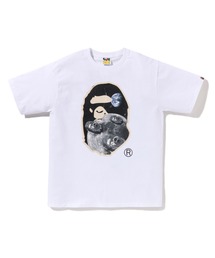 A BATHING APE 半袖シャツ A BATHING APE アベイシングエイプ 半袖Tシャツ サイズL
