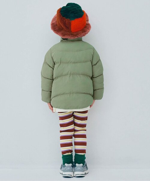 p.premier(ピードットプルミエ)の「【洗える】ほわほわ中綿のスタンドカラーパファージャケット_ジュニア対応(ダウンジャケット/コート・キッズ・ブラック/カーキ/イエロー/ラベンダー・90/100/110/120/80/130/140)」の18枚目の写真