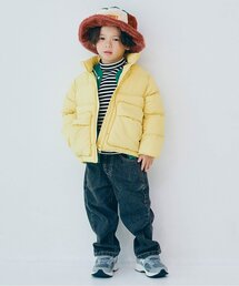 p.premier（ピードットプルミエ）の「【洗える】ほわほわ中綿のスタンドカラーパファージャケット（ダウンジャケット/コート）」