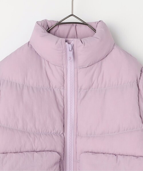 p.premier(ピードットプルミエ)の「【洗える】ほわほわ中綿のスタンドカラーパファージャケット_ジュニア対応(ダウンジャケット/コート・キッズ・ブラック/カーキ/イエロー/ラベンダー・90/100/110/120/80/130/140)」の13枚目の写真