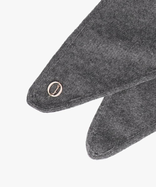 Chapeau d' O（シャポードオー）の「Chapeau d' O  Oversized Knit Scarf / シャポードオー（ストール/ショール・レディース・ブラック/グレー/オリーブ/ワイン・FREE）」の22枚目の写真