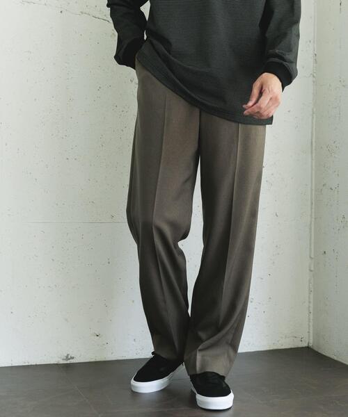 セール】ウールライクサージストレートトラウザー（その他パンツ