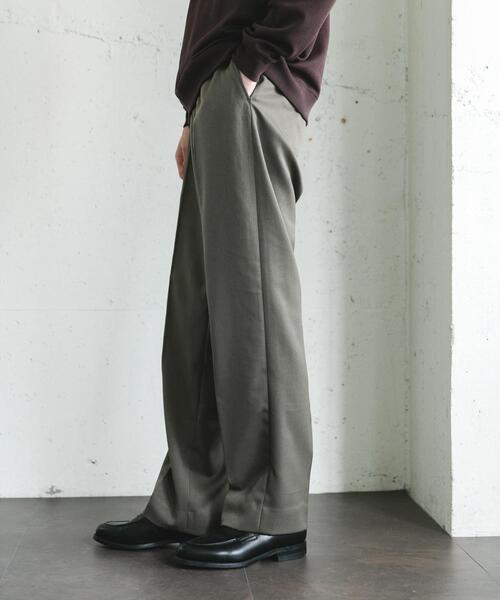 セール】ウールライクサージストレートトラウザー（その他パンツ