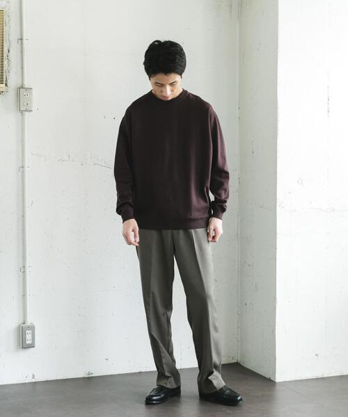 URBAN RESEARCH DOORS(アーバンリサーチドアーズ)の「ウールライクサージストレートトラウザー(その他パンツ・メンズ・グレー系その他/ブラック/ブラウン・MEDIUM/LARGE)」の16枚目の写真