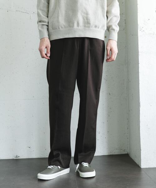 URBAN RESEARCH DOORS(アーバンリサーチドアーズ)の「ウールライクサージストレートトラウザー(その他パンツ・メンズ・グレー系その他/ブラック/ブラウン・MEDIUM/LARGE)」の22枚目の写真