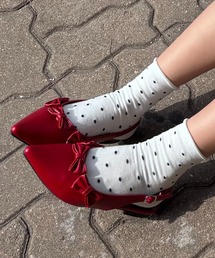 VIVIAN by tomoka | トリプルリボンスリングバックパンプス　ZOZOTOWN限定商品(パンプス)