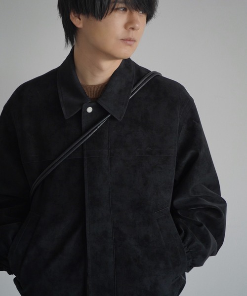 FAUX SUEDE ZIP BLOUSON（ブルゾン）｜WYM LIDNM（ウィム バイ リドム
