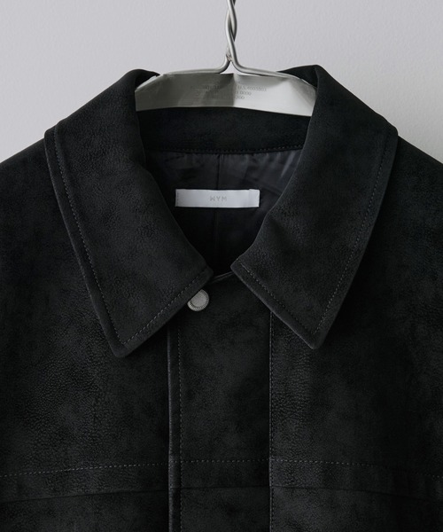 WYM LIDNM（ウィム バイ リドム）の「FAUX SUEDE ZIP BLOUSON