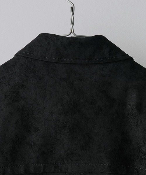 FAUX SUEDE ZIP BLOUSON（ブルゾン）｜WYM LIDNM（ウィム バイ