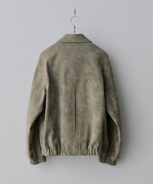 FAUX SUEDE ZIP BLOUSON（ブルゾン）｜WYM LIDNM（ウィム バイ リドム