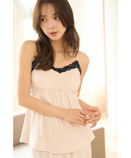 SNIDEL HOME（スナイデルホーム）の「シルキーフリースキャミソール