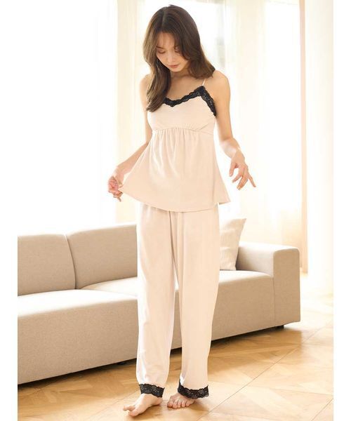 シルキーフリースキャミソール（ルームウェア/パジャマ）｜SNIDEL HOME