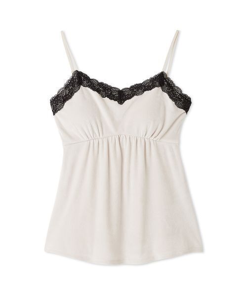 セール】シルキーフリースキャミソール（ルームウェア/パジャマ