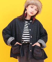 チチカカ | Orale! クロシェコンビデニムジャケット(デニムジャケット)