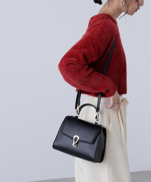 FREE'S MART（フリーズマート）の「◆クリップショルダー（トートバッグ・レディース・ホワイト/ベージュ/ブラック・ﾌﾘ-）」の18枚目の写真