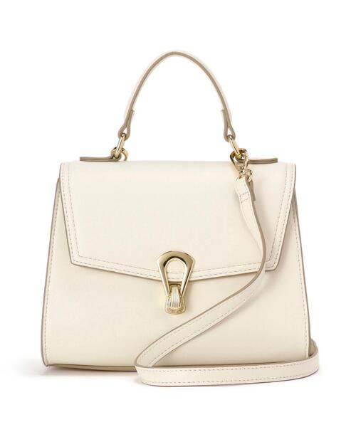 FREE'S MART（フリーズマート）の「◆クリップショルダー（トートバッグ・レディース・ホワイト/ベージュ/ブラック・ﾌﾘ-）」の14枚目の写真