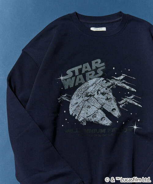 限定展開 STAR WARS / スター・ウォーズ ビンテージ風 加工 フロント