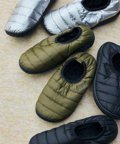 SUBU（スブ）の「【SUBU】VAMP collection（スリッポン・レディース・シルバー/カーキ/ベージュ/ブラック・0/3/2/1）」の3枚目の写真