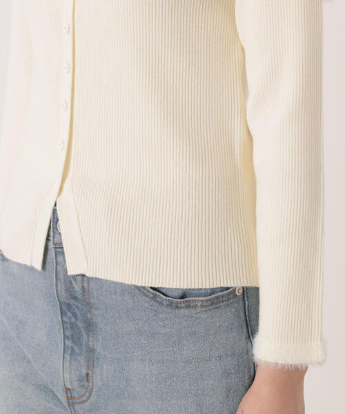 PROPORTION BODY DRESSING(プロポーションボディドレッシング)の「ポイントフェザーオフショルニット / 1215275001(ニット/セーター・レディース・ベージュ/ネイビー/ホワイト系その他・FREE)」の10枚目の写真