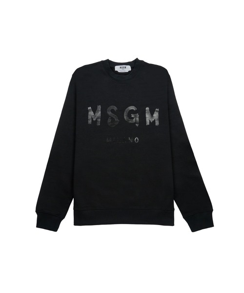 NEW】MSGM ブラッシュロゴ スウェットシャツ【Japan Exclusive