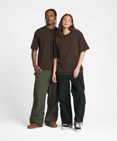 VANS(バンズ)の「VANS PREMIUM Tシャツ / Premium Standards SS Tshirt LX VN000GBY3N11(Tシャツ/カットソー・メンズ・ダークブラウン・LARGE/X-LARGE)」の1枚目の写真