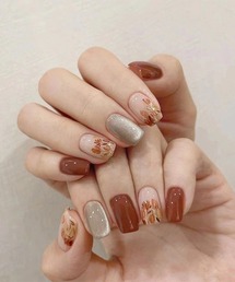 ONEP STAR（ワンピスター）の「簡単にネイルチップ ハンドネイルチップ ぷっくりハートデザイン（ネイルシール/ネイルチップ）」