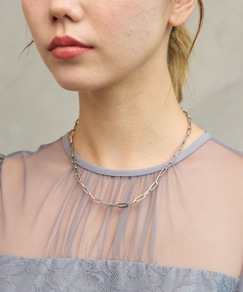 AIMER（エメ）の「スタイリッシュチェーンネックレス（ネックレス・レディース・ゴールド/シルバー・FREE）」の6枚目の写真