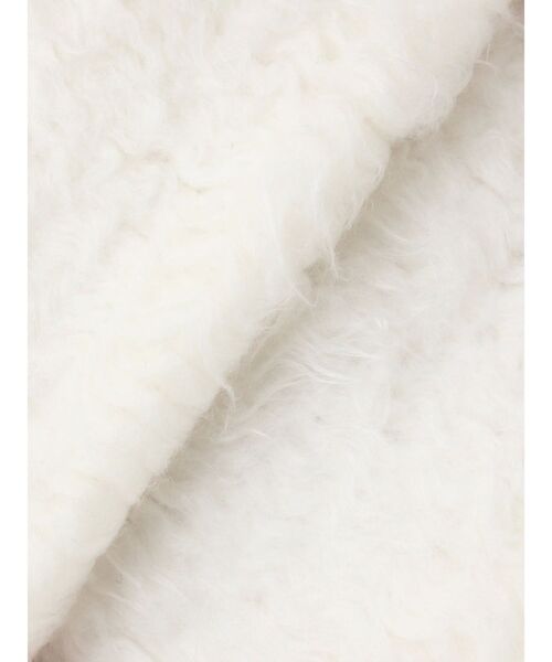 dazzlin（ダズリン）の「リップルカールニットフーディ（ニット/セーター・レディース・ピンク/チャコールグレー/ブルー/アイボリー/オレンジ/パープル・FREE）」の9枚目の写真