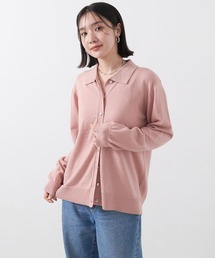 anyfee（エニフィー）の「【anyfee/大きいサイズ】衿付きポロカーディガン◆新色追加◆（カーディガン/ボレロ）」