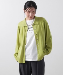 anyfee（エニフィー）の「【anyfee/大きいサイズ】衿付きポロカーディガン◆新色追加◆（カーディガン/ボレロ）」