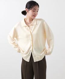 anyfee（エニフィー）の「【anyfee/大きいサイズ】衿付きポロカーディガン◆新色追加◆（カーディガン/ボレロ）」